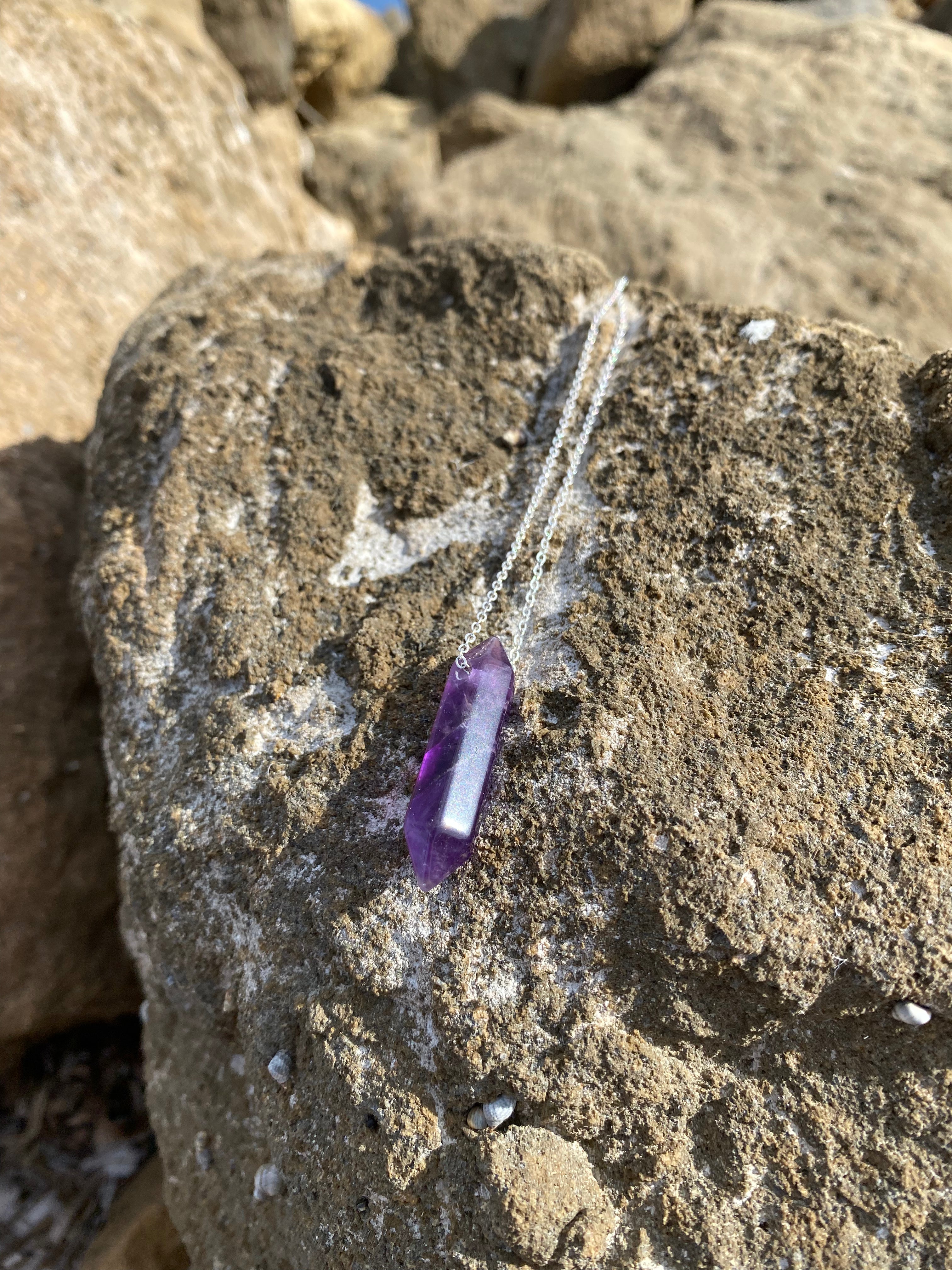 Amethyst Quartz Necklace