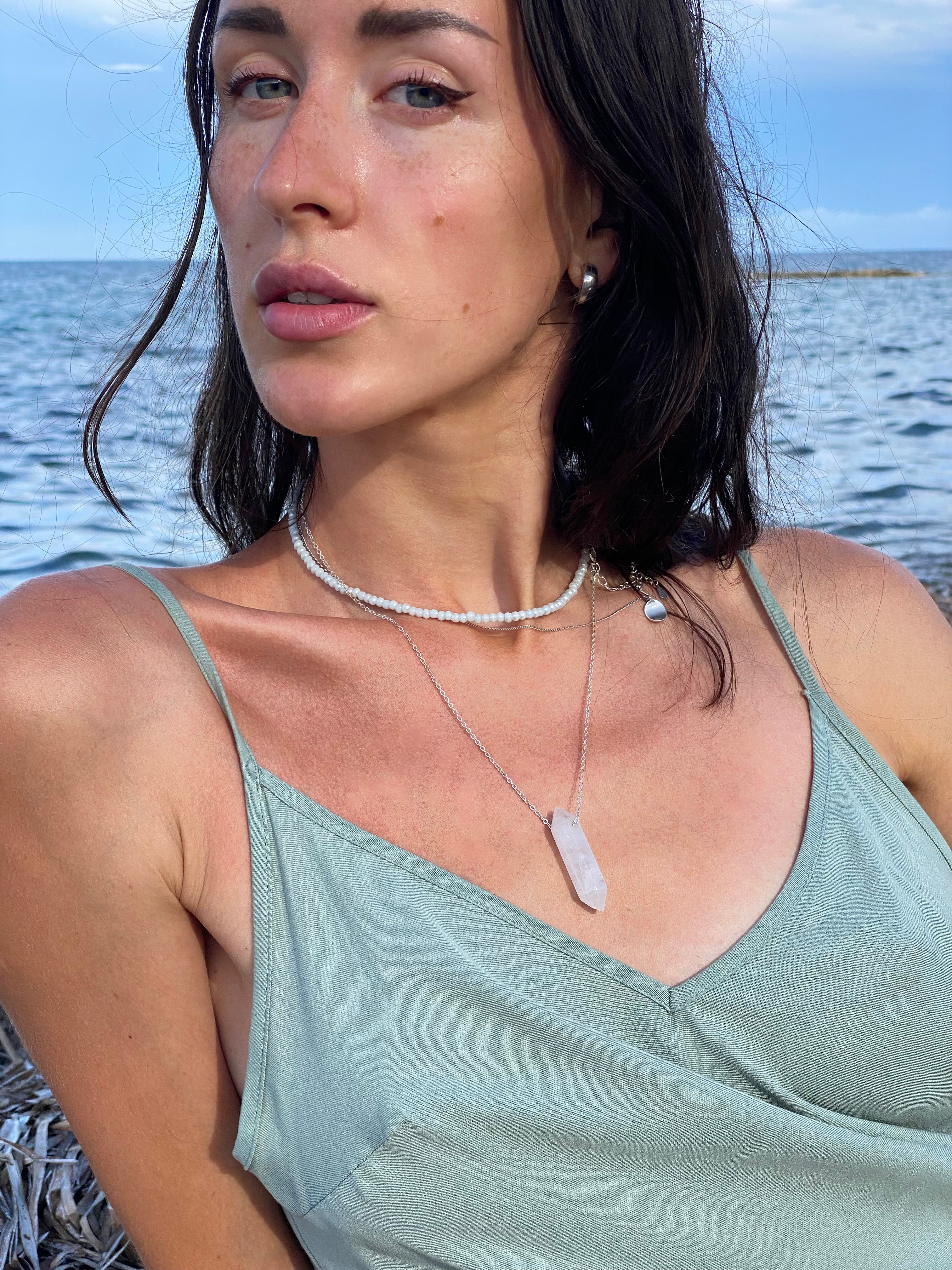Clear Quartz Necklace
