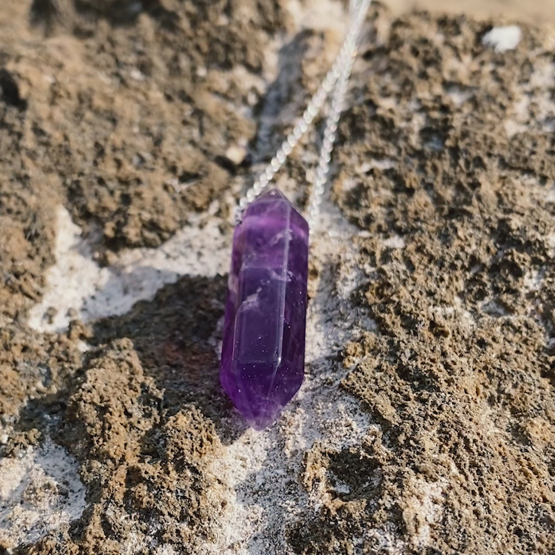 Amethyst Quartz Necklace